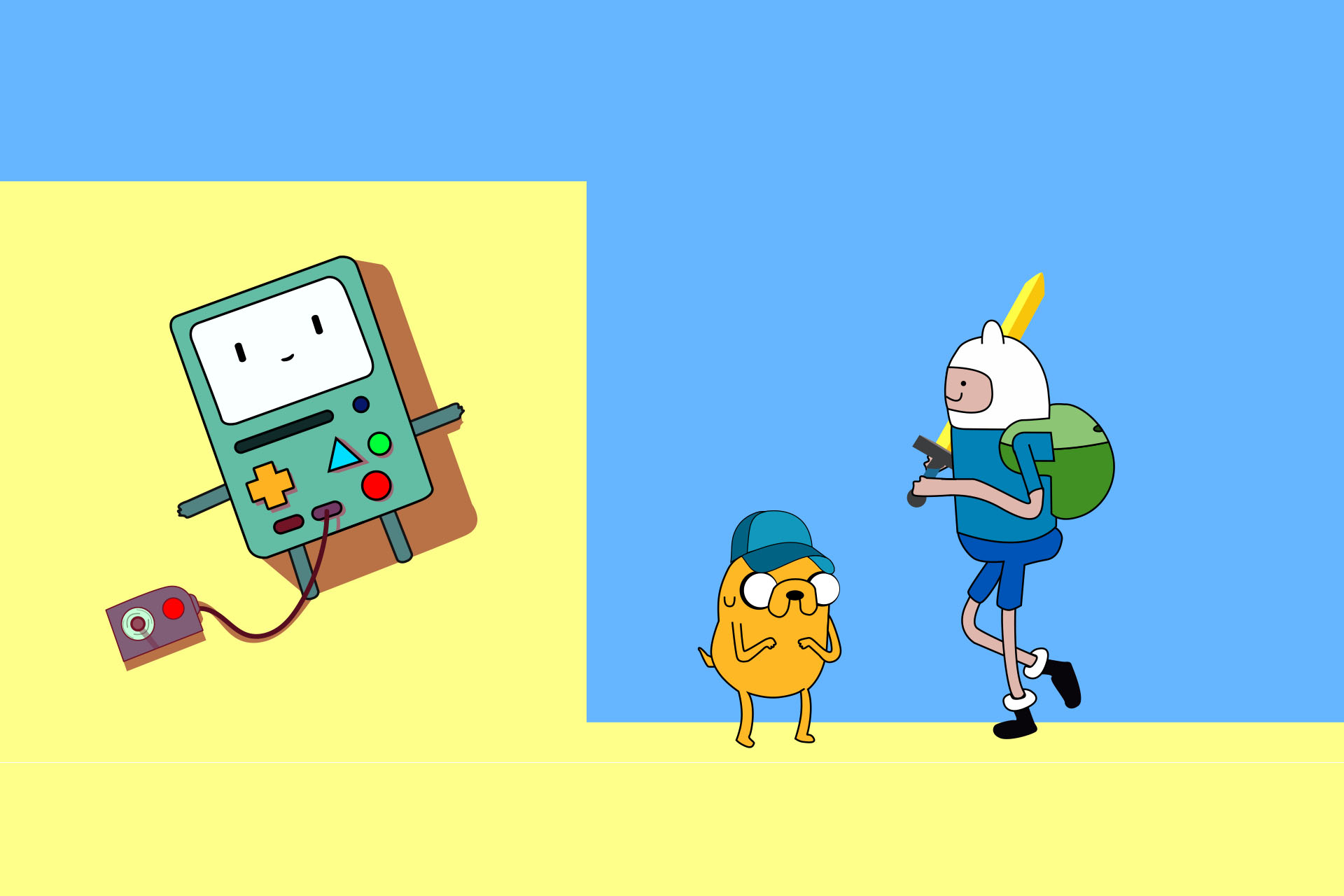 aventure time vector